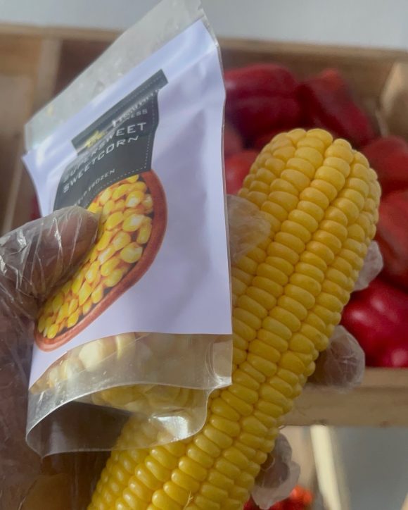 Shelled sweetcorn